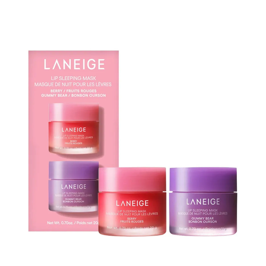 Laneige - Lip Sleeping Mask Duo Set / Duo Masques de Nuit pour les Lèvres