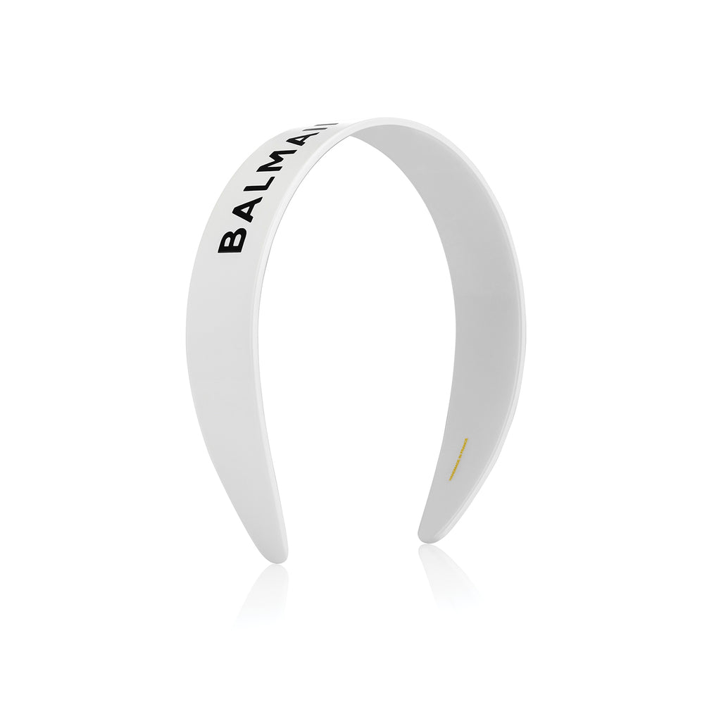 Balmain - Serre Tête Logo blanc