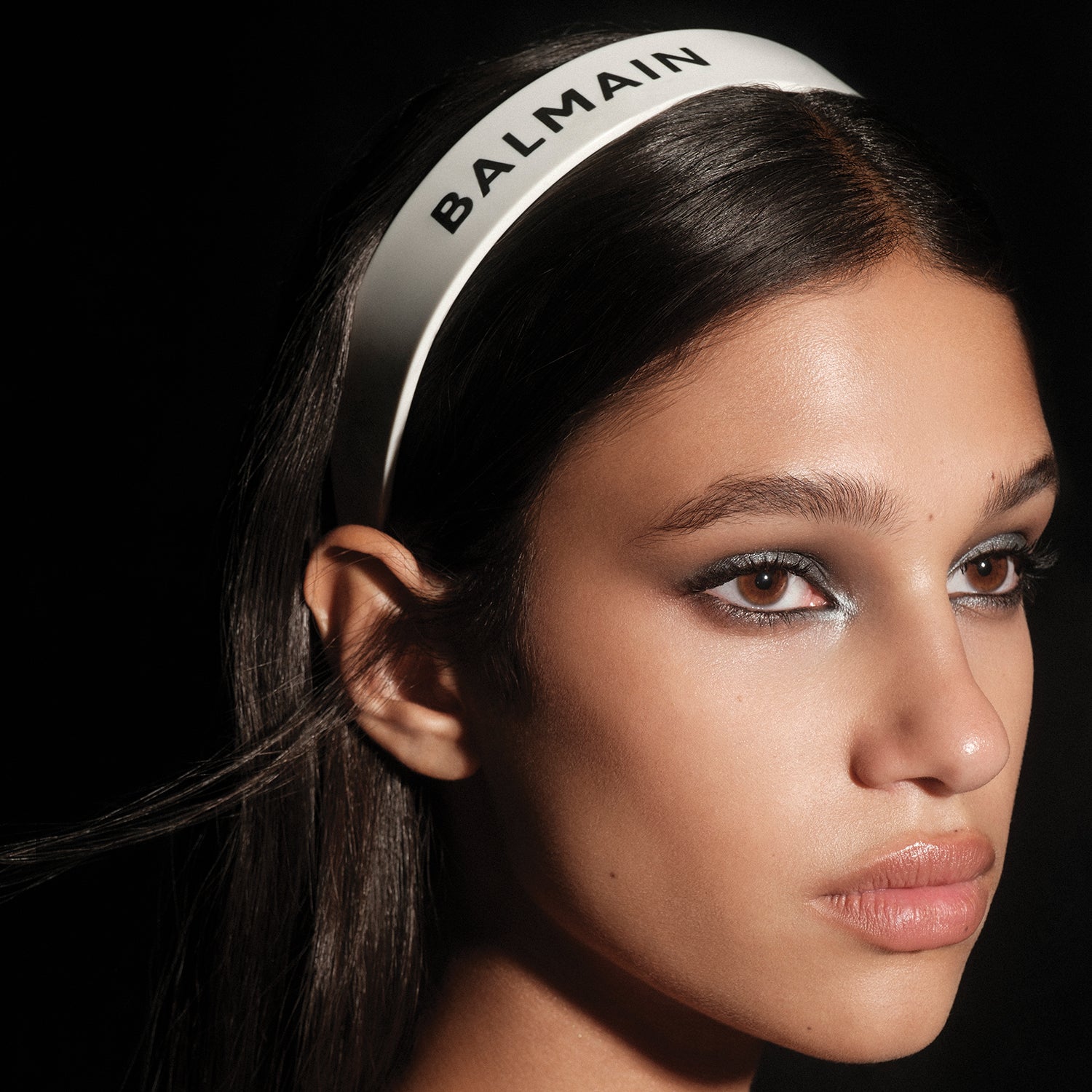Balmain - Serre Tête Logo blanc