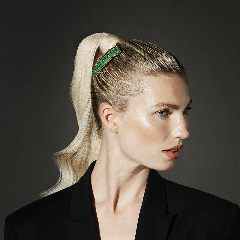 Balmain - Barrette Medium Green