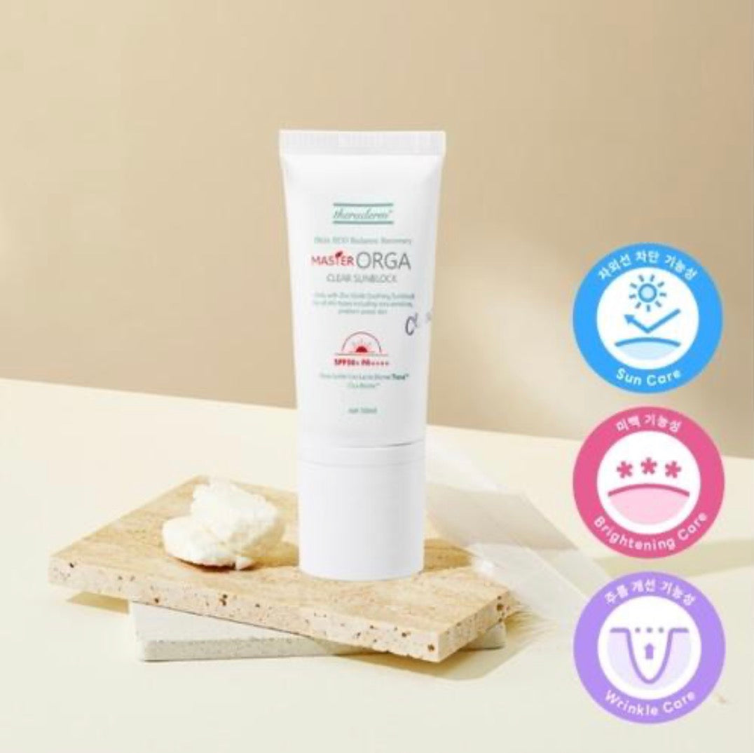 Theraderm - Master ORGA Clear Sunblock SPF50+ PA++++