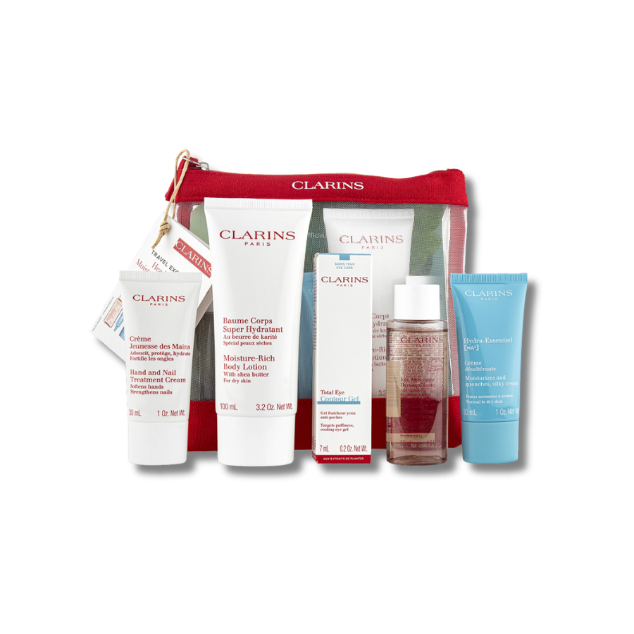 Clarins - Kit Travel Exclusive (Head-to-Toe Moisturizing Essentials)